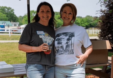 two women posing for a picture